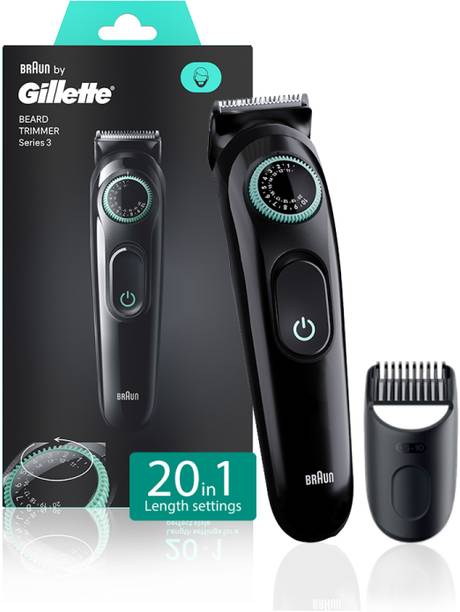 Gillette Trimmer BT 3 Series IN Trimmer 50 min Runtime 5 Length Settings