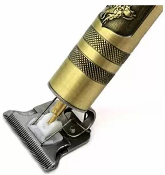 VISHMART Professional Golden t99 Trimmer Haircut Grooming Kit Metal Body Rechargeable 57 Trimmer 120 min Runtime 4 Length Settings
