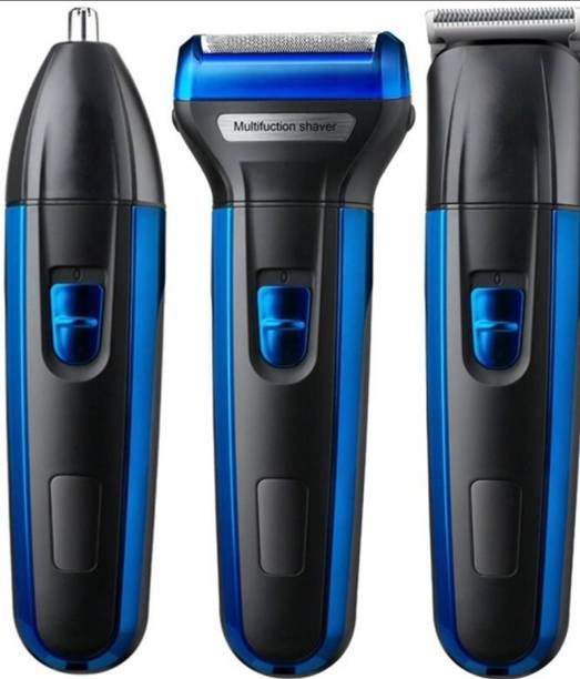 Geemy Hair trimmer professional 3 in 1 clipper and shaver mem Body Groomer 120 min Runtime 4 Length Settings