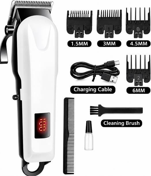 CLINLINSO 809 Hair Trimmer for Men – Powerful Cordless Beard & Hair Cutting Machine Fully Waterproof Trimmer 240 min Runtime 4 Length Settings