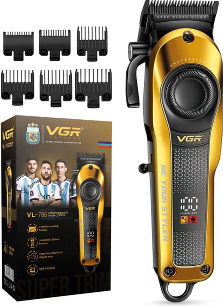 VGR VL-786 Professional Barber’s Choice Salon Hair Clipper Trimmer 200 min  Runtime 6 Length Settings