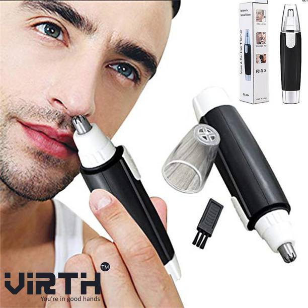 Virth Rechargeable Nose Hair Trimmer, Ear and Nose Hair Trimmer for Men Trimmer 120 min  Runtime 1 Length Settings