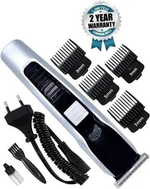 CLINLINSO Trimmer for Men | Professional AT-538 Beard, Body Hair Cutting Machine For Man Fully Waterproof Trimmer 60 min Runtime 4 Length Settings