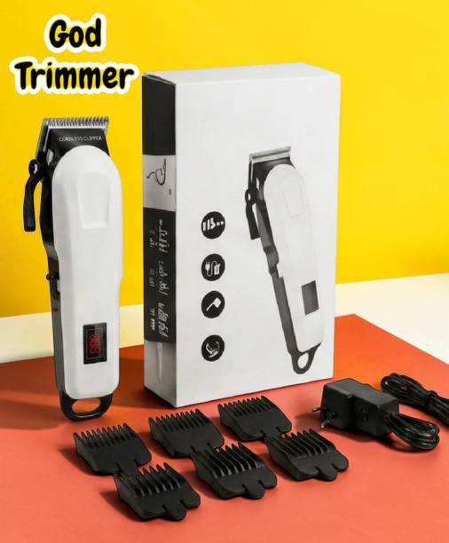 Shamsa X935 Electric Trimmer for Men Cordless Beard Hair Clipper Fast USB Charge XL Fully Waterproof Trimmer 240 min  Runtime 4 Length Settings