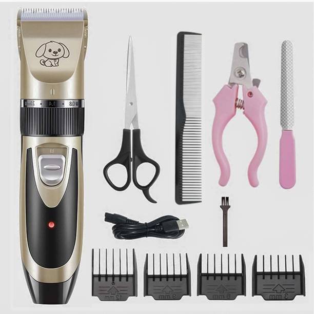 EVETIS Pet Hair Trimmer Dogs & Cats Grooming Machine Wireless Rechargeable HAIR CUTTING Trimmer 180 min  Runtime 4 Length Settings