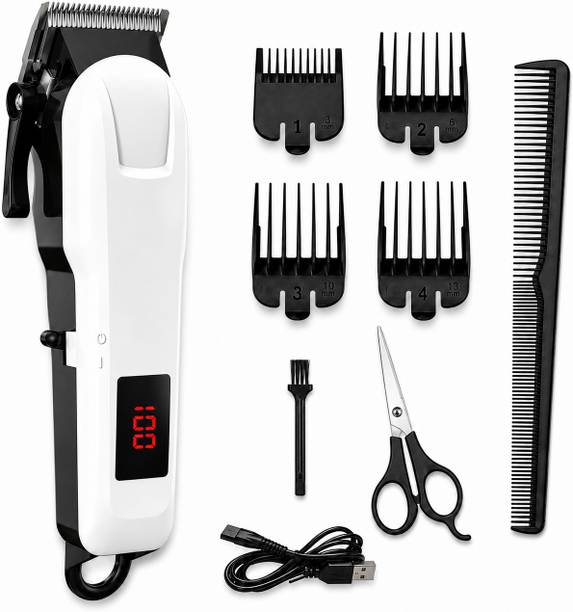 Zeno volt All-in-One Men’s Grooming Trimmer | USB Rechargeable Hair Clipper with Combs Trimmer 240 min Runtime 5 Length Settings