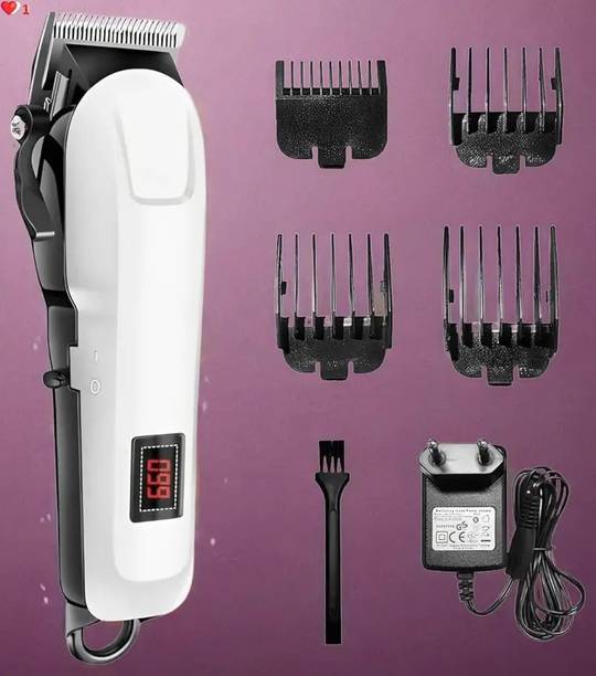 KEMMIE W3 Hair Clipper Men Razor Heavy Duty Salon Use New High Quality Beard Moustache Fully Waterproof Trimmer 240 min  Runtime 8 Length Settings