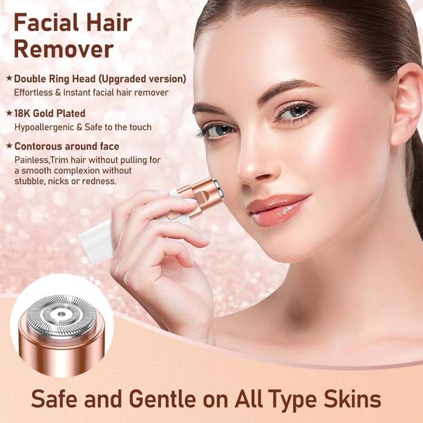 ESCODEVELOPER (NEW) Flawless Facial Hair Remover Trimmer 120 min  Runtime 0 Length Settings