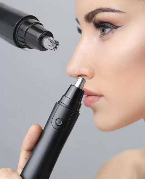 Faltomin Manual Nose Ear Hair Trimmer Portable Stainless Steel Nose Hair Remover Trimmer 120 min  Runtime 1 Length Settings