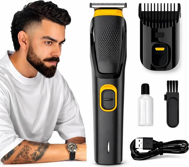 Zeno volt Portable Rechargeable Hair Clipper with Sharp Stainless Steel Blades Trimmer 60 min Runtime 12 Length Settings