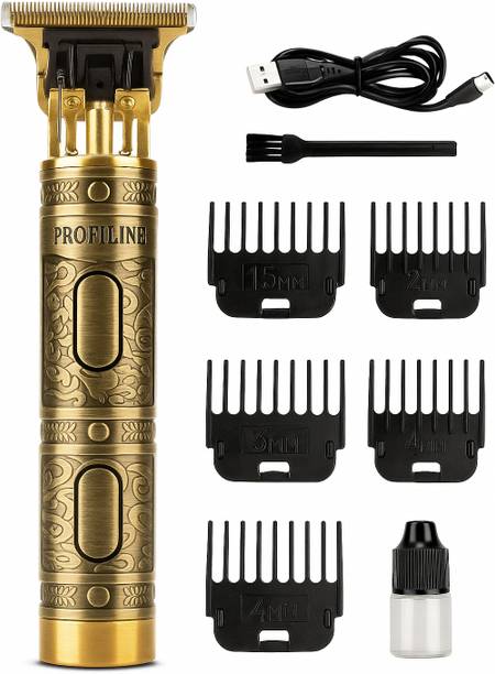 Profiline ZERO mm T9 Baldheaded Hair Electric hair Trimmer USB Rechargeable Cordless Trimmer 60 min  Runtime 4 Length Settings