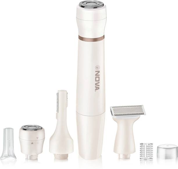 NOVA NLS 533 Facial Sensi-Trim Touch Fully Waterproof Trimmer 60 min  Runtime 2 Length Settings