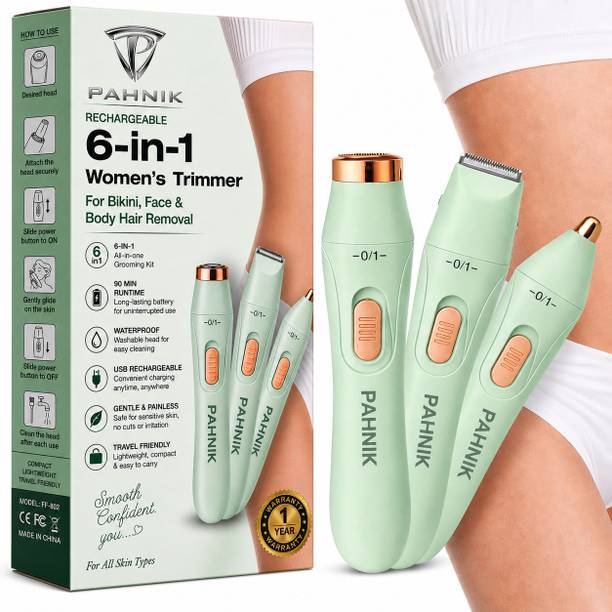 PAHNIK Women trimmer 2 Body Groomer 90 min  Runtime 1 Length Settings
