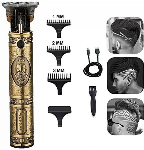 Mirato T9 Vintage USB Rechargeable Cordless Electric Beard Trimmer Hair Clippers G92 Trimmer 120 min  Runtime 4 Length Settings