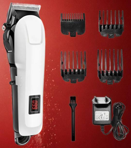HouseOfCommon X485 M809T Grooming Kit for Men & Women (White) Trimmer 110 min Fully Waterproof Trimmer 300 min Runtime 3 Length Settings