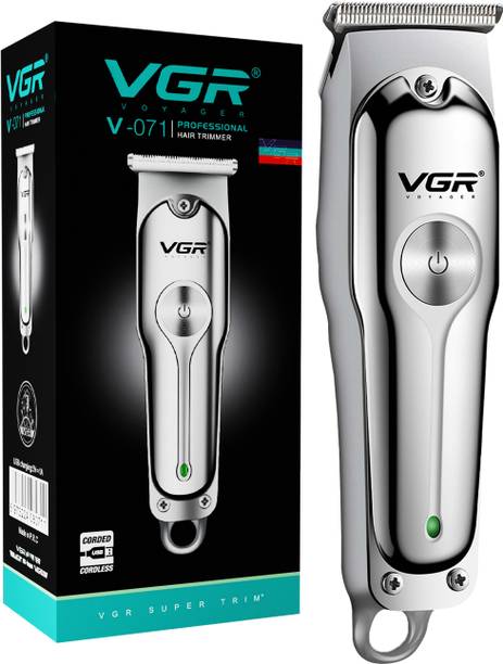 VGR V-071 Professional Trimmer 120 min  Runtime 4 Length Settings