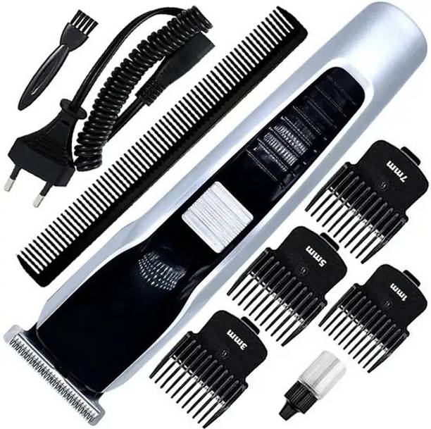 RACCOON Trimmer for MEN/WOMEN Professional AT-538 Beard, Body Hair Cutting Machine Fully Waterproof Trimmer 90 min Runtime 5 Length Settings