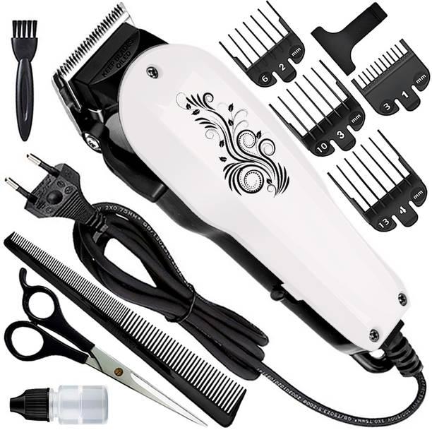 ClipperPro Powerful Adjustable Titanium Wired L1 High Quality Hair Clipper Beard Moustache Trimmer 480 min Runtime 88 Length Settings