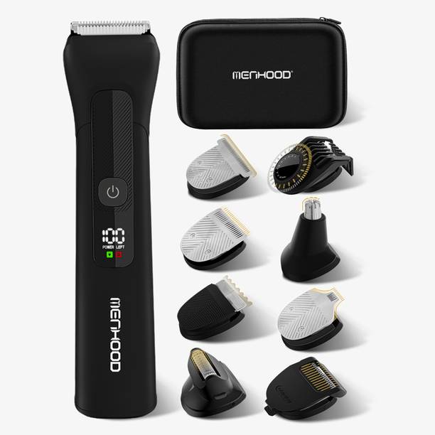 MENHOOD Grooming Trimmer Ultimate for Men 12 in 1 Multigroomer All-in-One Trimmer Fully Waterproof Trimmer 240 min  Runtime 40 Length Settings