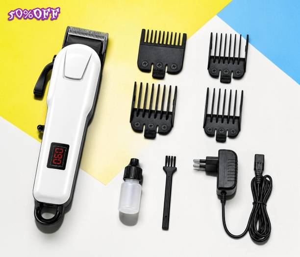 Shamsa X283 Electric Beard Trimmer for Men with Adjustable Length Settings Fully Waterproof Trimmer 240 min Runtime 4 Length Settings