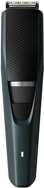 PHILIPS BT3431/30 Patented Beardsense Tech, 2.5x More Precision Waterproof Beard Trimmer 60 min  Runtime 20 Length Settings