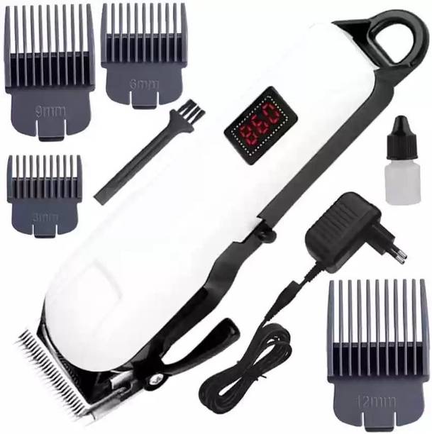 Zeno volt 809A Electric Haircut Machine LCD Display Hair Clipper Tool Fully Waterproof Trimmer 240 min  Runtime 4 Length Settings