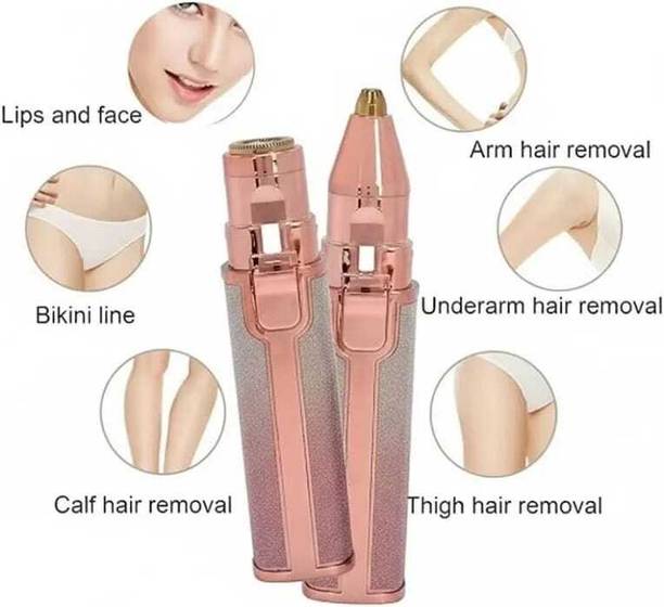 BLAWLESS Rechargeable Eyebrow Trimmer with USB Charging Cable Trimmer 45 min  Runtime 1 Length Settings