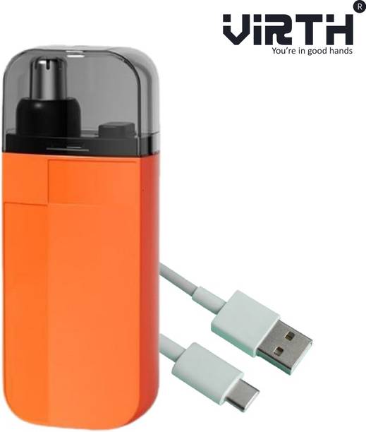 Virth High Quality Electric Rechargeable Nose Hair Shaver Trimmer 120 min  Runtime 0 Length Settings