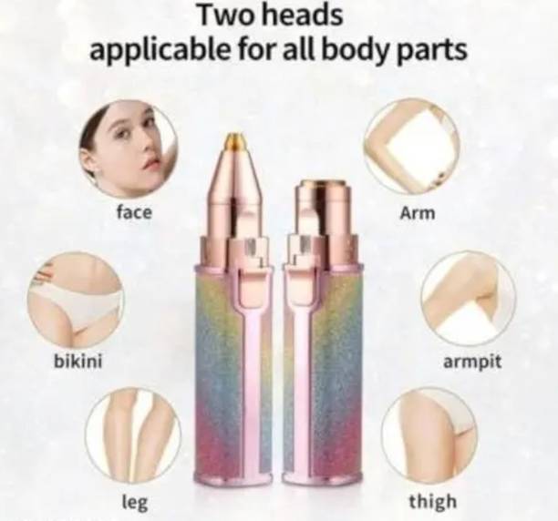 The P A17 2 in 1 Painless Eyebrow Rechargable Trimmer & Facial Hair Removel for Women Cordless Epilator
