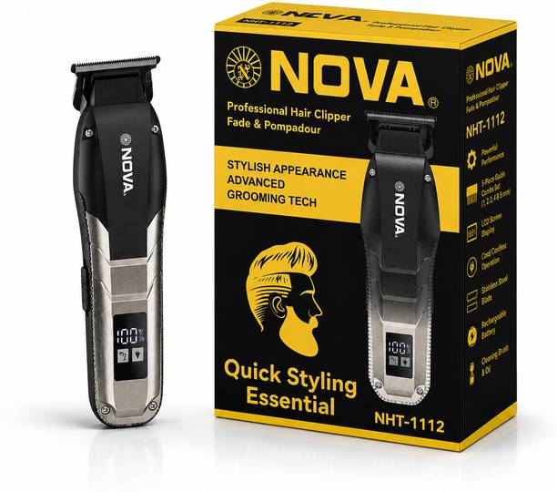 NOVA NHT 1112 G DIgital Display Trimmer 150 min Runtime 5 Length Settings