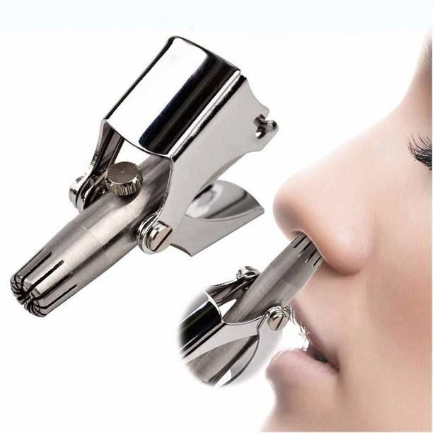 Bravira Nose Hair Trimmer for Men Hand Held Ear Hair Trimmer, Stainless Steel Trimmer 0 min  Runtime 1 Length Settings