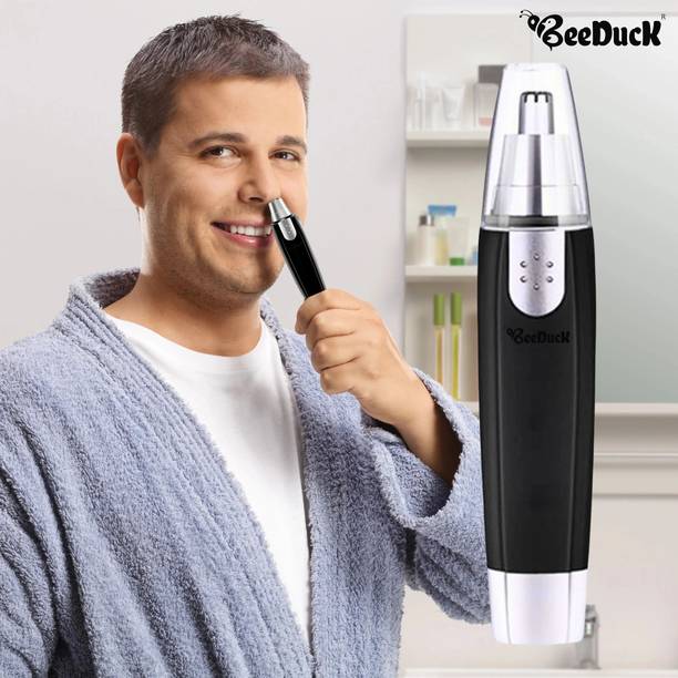 BeeDuck LT-N02 Nose Trimmer Face, Lips, Eyebrow Hair Removal Trimmer Ear Hair Remover Trimmer 180 min  Runtime 0 Length Settings
