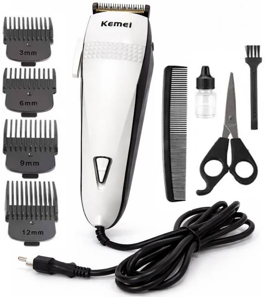 Kemei km-4803 Heavy Duty Corded Hair Clippers for Barber Hair Trimmer Clippers Trimmer 0 min Runtime 4 Length Settings