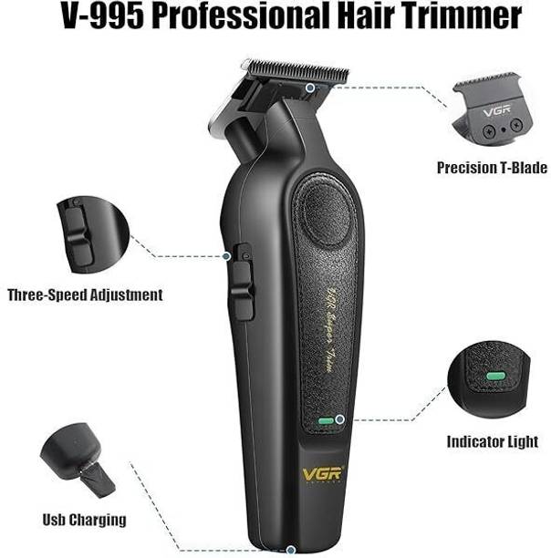 VGR V-995. Trimmer 300 min Runtime 4 Length Settings
