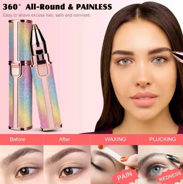 The P A15 2 in 1 Painless Eyebrow Rechargable Trimmer & Facial Hair Removel for Women Cordless Epilator