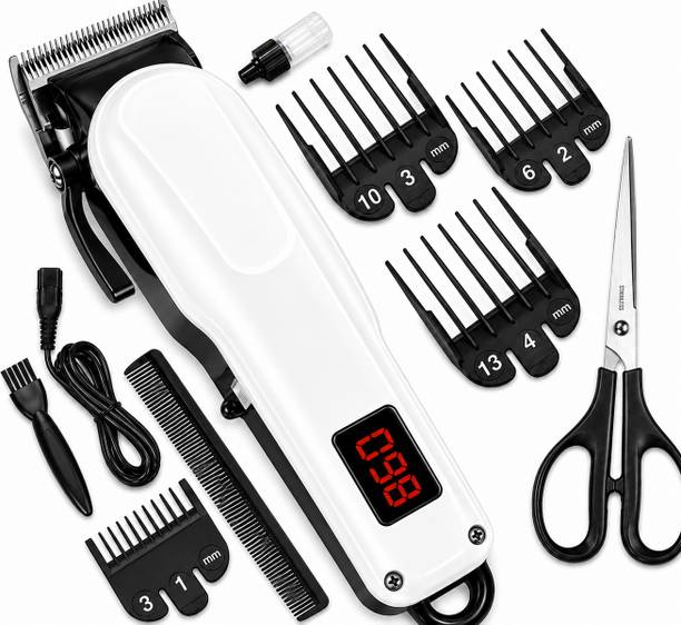 Zeno volt Pack of 3 809A Rechargeable Hair Trimmer Machine with Accessories Trimmer 240 min Runtime 5 Length Settings