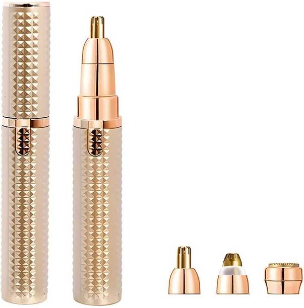 DENDUES 3 IN 1 Eyebrow Machine For Women,Face Lips Nose Hair Removal D101 Trimmer 90 min  Runtime 3 Length Settings