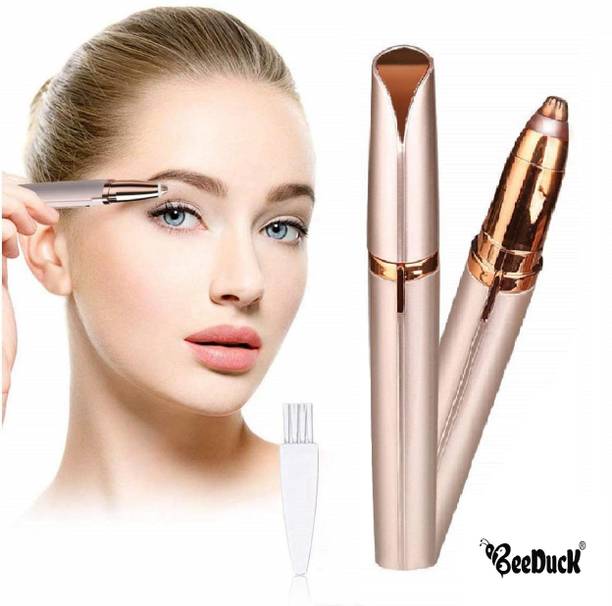 BeeDuck Electric Eyebrow Women Portable Facial Body Hair Remover Trimmer 120 min Runtime 0 Length Settings