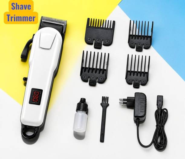Kemy X78 Men Hair Trimmer Cordless Rechargeable Beard Mustache Styling Trimmer Fully Waterproof Trimmer 240 min  Runtime 4 Length Settings