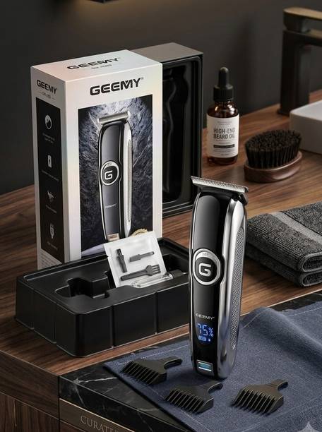 Geemy GM-9050 Fully Waterproof Trimmer 90 min  Runtime 1 Length Settings
