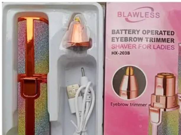 The P A35 2 in 1 Painless Eyebrow Rechargable Trimmer & Facial Hair Removel for Women Cordless Epilator