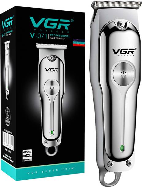 VGR V-071 Professional Trimmer 120 min  Runtime 4 Length Settings