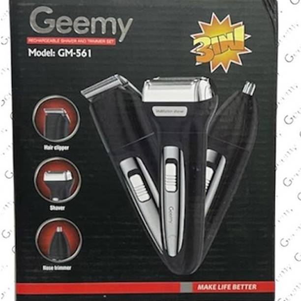 Geemy GM-561 Trimmer 60 min  Runtime 4 Length Settings