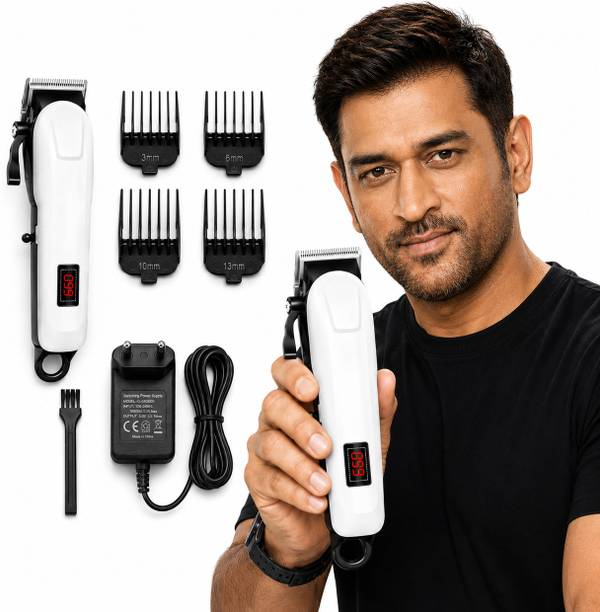Zeno volt Heavy Duty Men TRIMMER Use High Quality Low Noise Hair Clipper Beard Moustache Trimmer 240 min  Runtime 5 Length Settings
