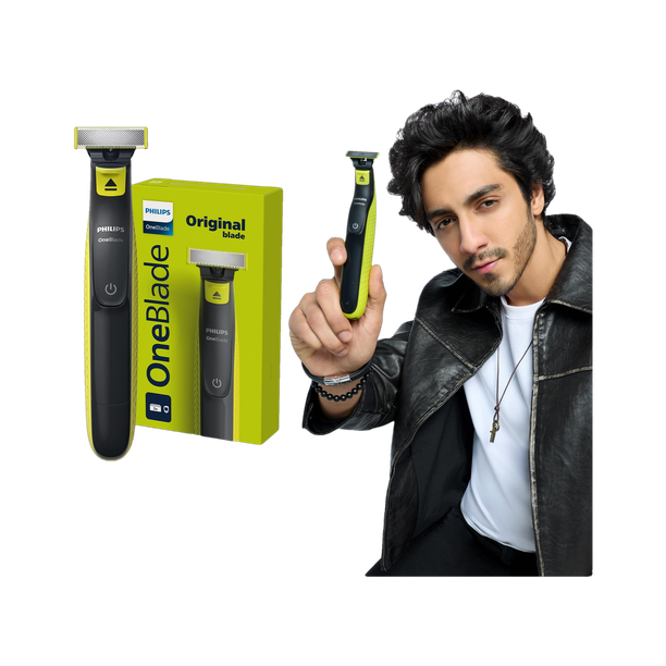 PHILIPS QP 2724/10 OneBlade Turbo2X Trim, Edge, Shave| Perfected for Skin Comfort Trimmer 45 min  Runtime 3 Length Settings