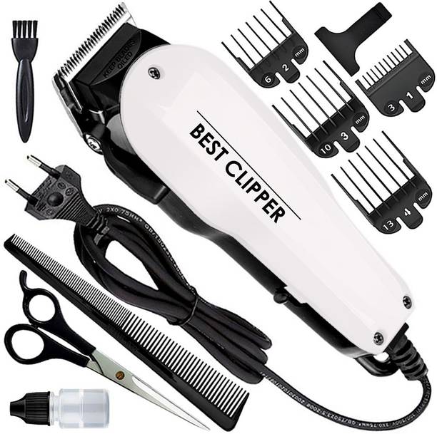 QGS G3 Adjustable Titanium Wired Powerful Hair Clipper High Quality Beard Moustache Trimmer 510 min Runtime 10 Length Settings