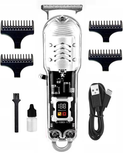 Retails Infinity Transparent Trimmer Trimmer 120 min Runtime 5 Length Settings