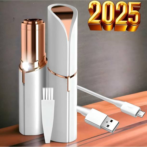 ShopCircuit Flawless Painless Face Trimmer Shaver for Women-easy to use Trimmer 60 min  Runtime 0 Length Settings