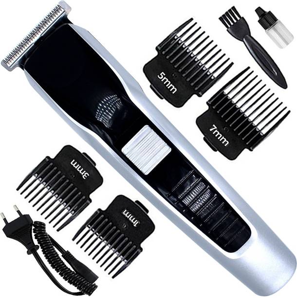HTTCC Professional Chargeable Beard Moustache Trimmer Hair Clipper Electric Razor VI Fully Waterproof Grooming Kit 120 min  Runtime 4 Length Settings