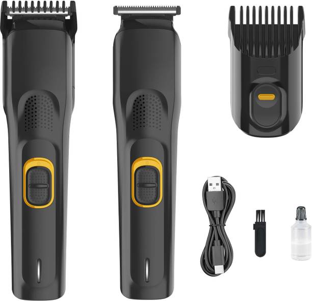 HTTCC Cordless Professional Hair Trimmer Trimmer 45 min Runtime 4 Length Settings